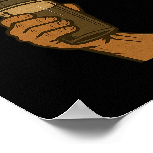 Poster Shake Time - Funny Bodybuilding Gym - Protein Shak (Coin)