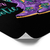 Poster Shake Your Bootie Mardi Gras Cowboy Boot Mardi Gra (Coin)