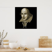 Poster Shakespeare Caricature (Cuisine)