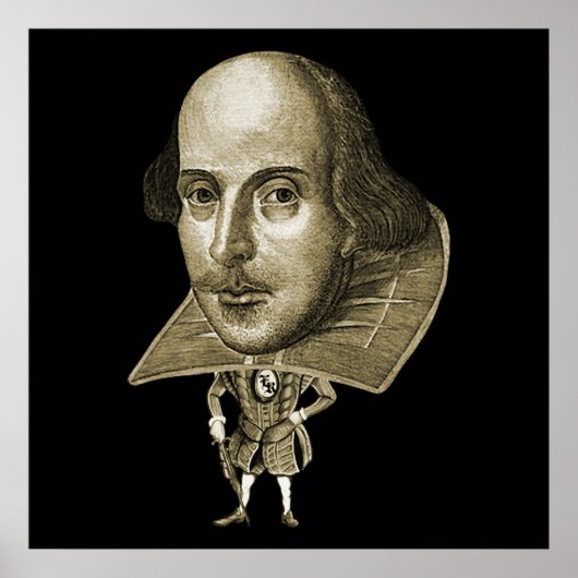 Poster Shakespeare Caricature (Devant)