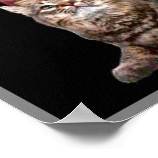 Poster Shakespeare et son chaton (Coin)