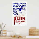 Poster Shakespeare Express WPA 1940 (Cuisine)