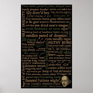 Poster Shakespeare insulte la collection