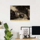 Poster Shakespeare La Tempête (Bureau à domicile)
