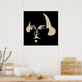 Poster Shakespeare simple (Cuisine)
