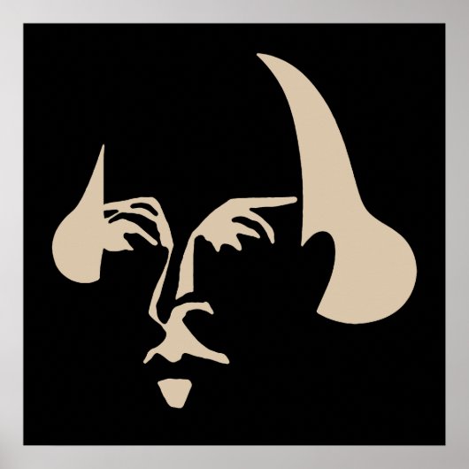 Poster Shakespeare simple (Devant)