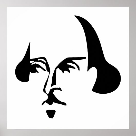 Poster Shakespeare simple (Devant)