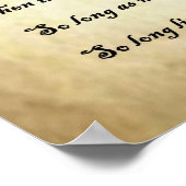 Poster Shakespeare Sonnet 18 (Coin)