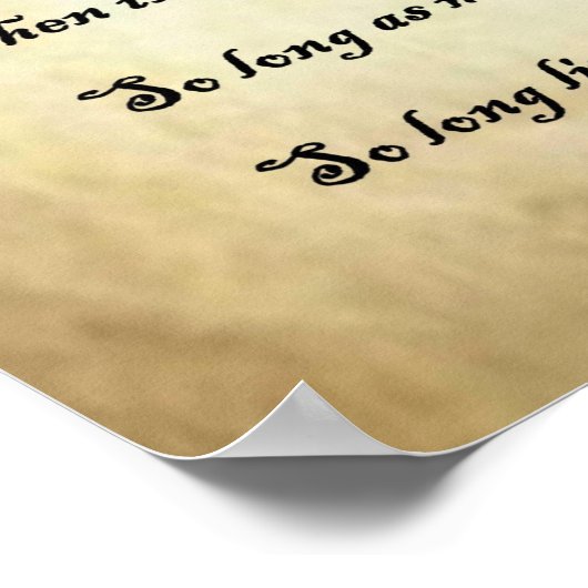 Poster Shakespeare Sonnet 18 (Coin)