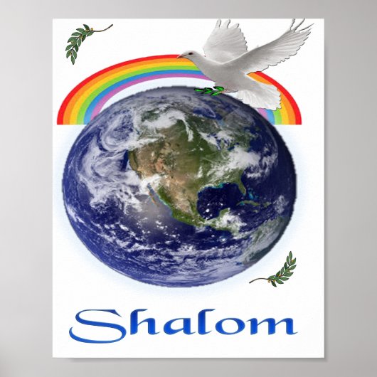 Poster shalom (Devant)