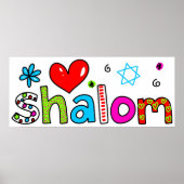 Poster Shalom (Devant)