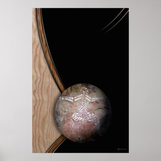 POSTER SHAMAN BLANC (Devant)