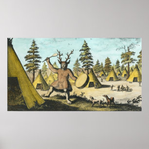 Poster Shaman d'origine américaine