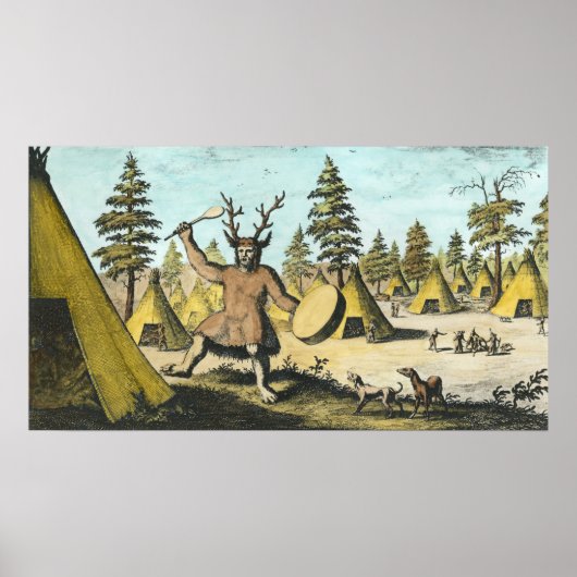 Poster Shaman d'origine américaine (Devant)