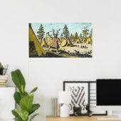 Poster Shaman d'origine américaine (Bureau à domicile)