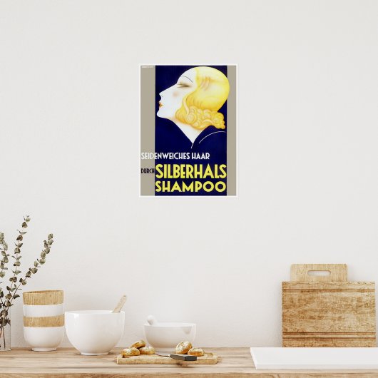 Poster Shampooing Silberhals (Cuisine)
