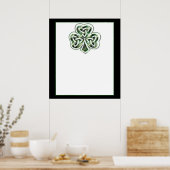 Poster Shamrock Celtic Design 2 Poster/Imprimer 2 (Cuisine)