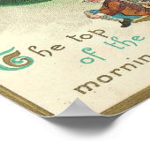 Poster Shamrock de la Saint Patrick Vintage (Coin)