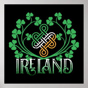 POSTER SHAMROCK IRLANDE