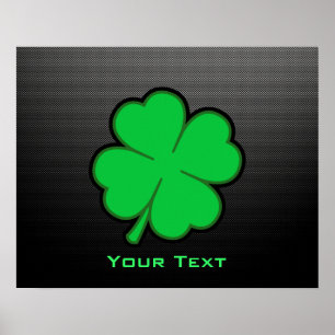 Poster Shamrock lisse