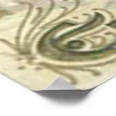 Poster Shamrock Marié Couple Cheval Carrie Cherub (Coin)