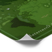 Poster shamrock sans texte -36x24 -ou plus petit (Coin)