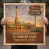Poster Shamrock Texas Route 66 Inn