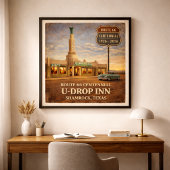 Poster Shamrock Texas Route 66 Inn