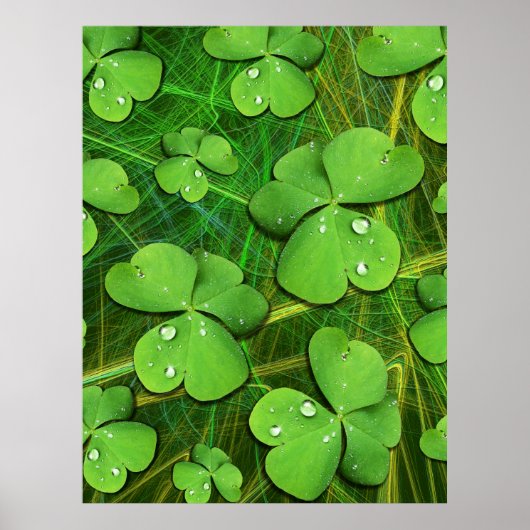 Poster Shamrock vert St Patrick iPhone 5 Coque-Mate (Devant)