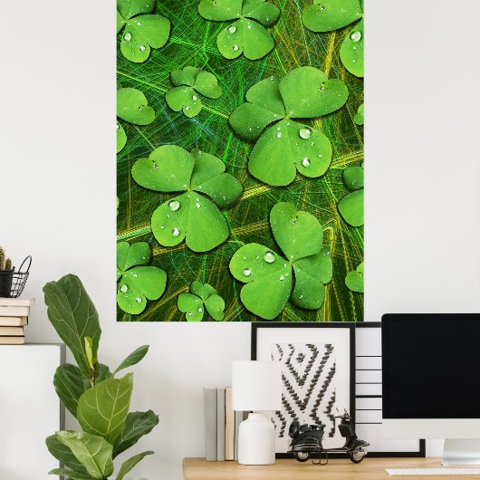Poster Shamrock vert St Patrick iPhone 5 Coque-Mate (Bureau à domicile)