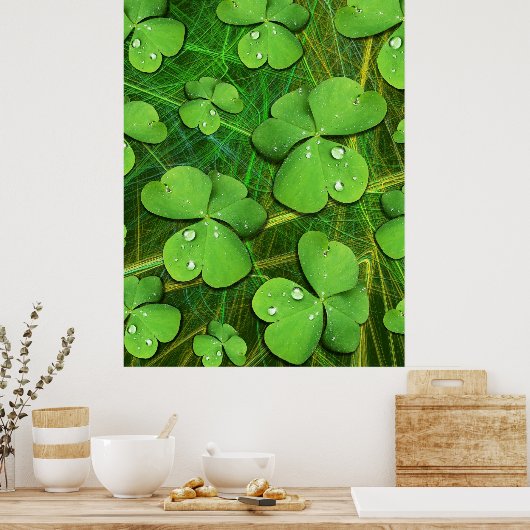 Poster Shamrock vert St Patrick iPhone 5 Coque-Mate (Cuisine)