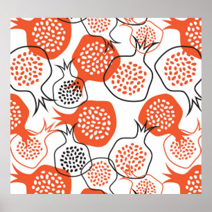 Poster SHANA TOVA : Carte de grenade