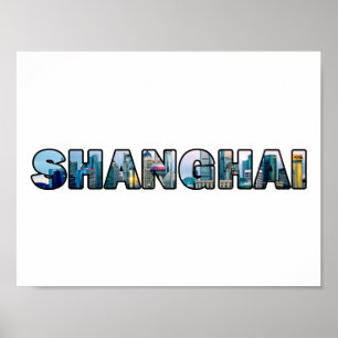 Poster Shanghai Chine