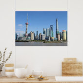 Poster Shanghai de l'affiche Bund (Cuisine)