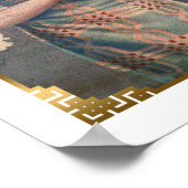 Poster Shanghai en Voman Papillon Dog (Hoek)