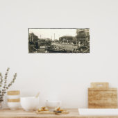 Poster Shanghai Harbour Panorama Imprimer vers 1928 (Cuisine)