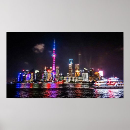 Poster Shanghai Skyline (Devant)