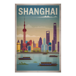 Poster Shanghai vintage