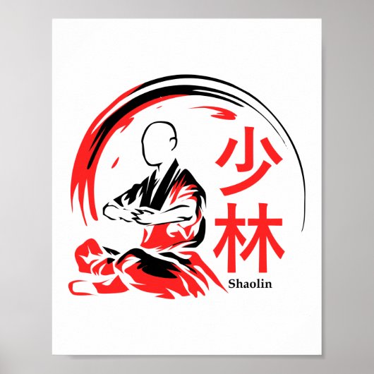 Poster Shaolin Martial Arts Kung Fu (Devant)