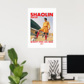 Poster shaolin soccer puissante jambe en acier (Bureau à domicile)