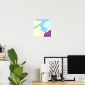 Poster Shapes d'Abstract (Bureau à domicile)