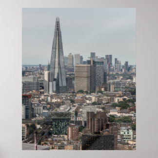 Poster Shard de Londres et paysage urbain