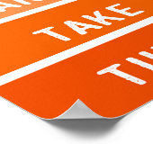 Poster Share and Take Turns Paint Chip (Coin)