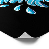 Poster Shark Eating Pizza Jawsome Men Food Lovers Summer (Coin)