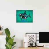 POSTER SHARK FINK ! ! (Bureau à domicile)