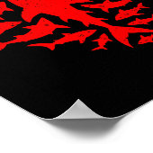 Poster Shark Heart Ocean Funny Valentines Day Men Women K (Coin)