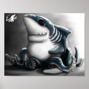 POSTER SHARKTOPUS