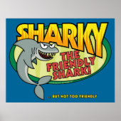 Poster Sharky (Devant)