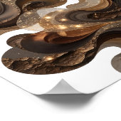Poster Sharp Silver ART ABSTRAIT v2 (Coin)