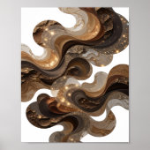 Poster Sharp Silver ART ABSTRAIT v2 (Devant)